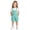 X1 Mint Green, variant on Krdevn Kids' Solid Color Short Overalls, Adjustable Strap Casual Bib Shorts with Pockets,Khaki