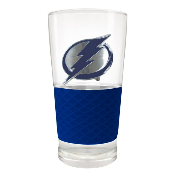 Tampa Bay Lightning 22oz. Pilsner Glass with Silicone Grip