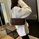 thumbnail image 4 of 2018 Bolso Hombro Con Francesa Retro Horizontal Cuero Con Patrón para Mujer (sin Etiqueta) (marrón Oscuro), 4 of 9