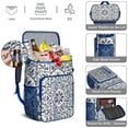 thumbnail image 5 of Rustic Backpack Cooler – Insulated Cooler Bag with Earthy Style, Leak-Proof & Waterproof Design for Camping, Outdoor Adventures, Work & Family Travel, 5 of 6