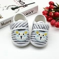 thumbnail image 4 of Orchip Baby Newborn Shoes, Cartoon Bear Stripes Casual Toddler Shoes 0-18M, 4 of 4