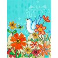 thumbnail image 1 of Flower Good Day To Bloom Flag Garden Size, 1 of 1