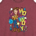 thumbnail image 3 of Toy Story 4 - Woody Howdy - Women's Racerback Tank Top, 3 of 5