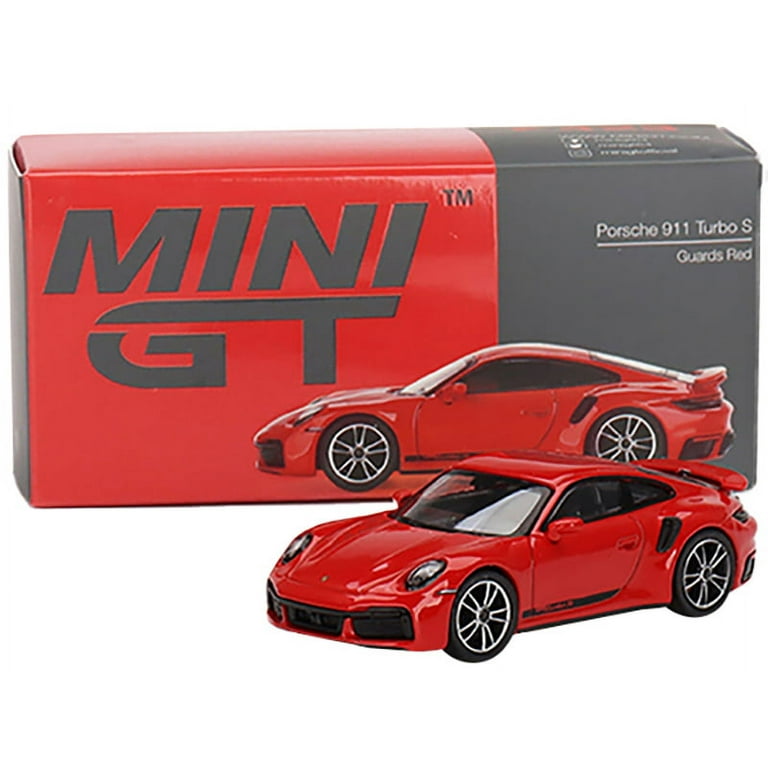 MY MINI CAR WORLD』UNBOXING MINI GT 1/64 PORSCHE 911 TURBO S - Guards Red 