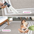 thumbnail image 3 of SAFAVIEH Cabana Henry Striped Indoor/Outdoor Area Rug, Beige/Ivory, 9' x 12', 3 of 18