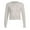 White, variant on HBYJLZYG Hoodies Cardigans Sweater Knitted Sweatshirt Cropped Jacket Coat, Women Fashion Casual Warm Solid Color Zipper Pocket Coat Outerwear Knit Tops