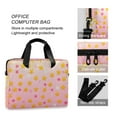 thumbnail image 4 of FORMRS 16" Laptop Bag Carrying Sleeve Case with Handle Travel Shoulder Briefcase, Gradient Pink Stars, 4 of 8
