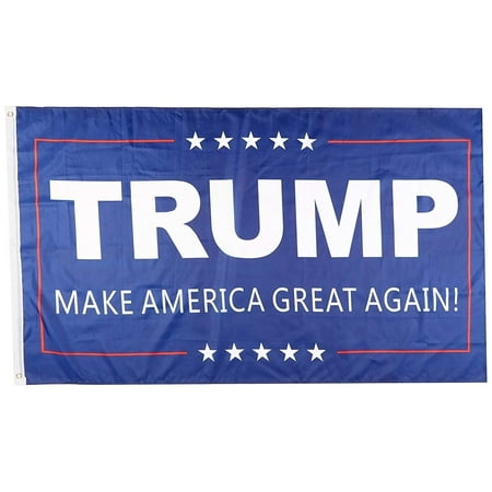 Make A Patio New Donald Trump for President Make America Great Again 3x5 Feet Printed Flag with Grommets ()
