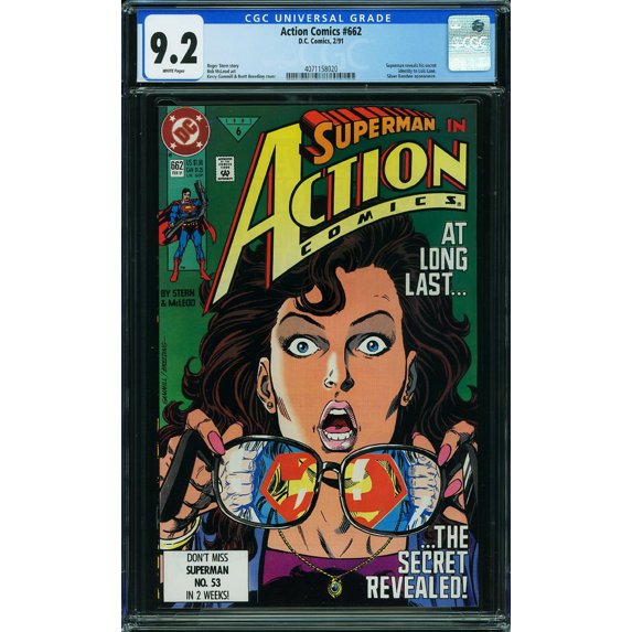 Action Comics #662 - CGC 9.2 Comic Book