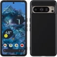 thumbnail image 3 of Case for Google Pixel 8 Pro, Thin Phone Case with Soft Interior Slim Flexible Back Cover for Pixel 8 Pro - Black, 3 of 13