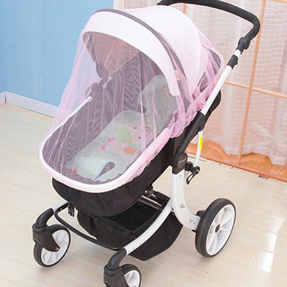 Mture Mosquito Net Stroller Universal Insect Net Baby Mosquito Net Ideal Infant Insect Net for Prams and Pushchairs Baby Buggies Car Seats Moses Basket Prams and Travel Cots White