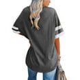thumbnail image 2 of Sherrylily Women Oversized T Shirts Tees Half Sleeve V Neck Tops S-2XL, 2 of 3