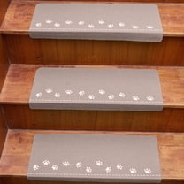 Luminous Non-Slip Stair Treads | Self-Adhesive Paw Print Floor Mats for Stairs | Glow In The Dark Safety Step Stickers