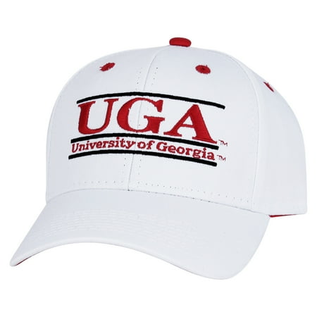 Georgia Bulldogs Classic Adjustable Bar Hat - White