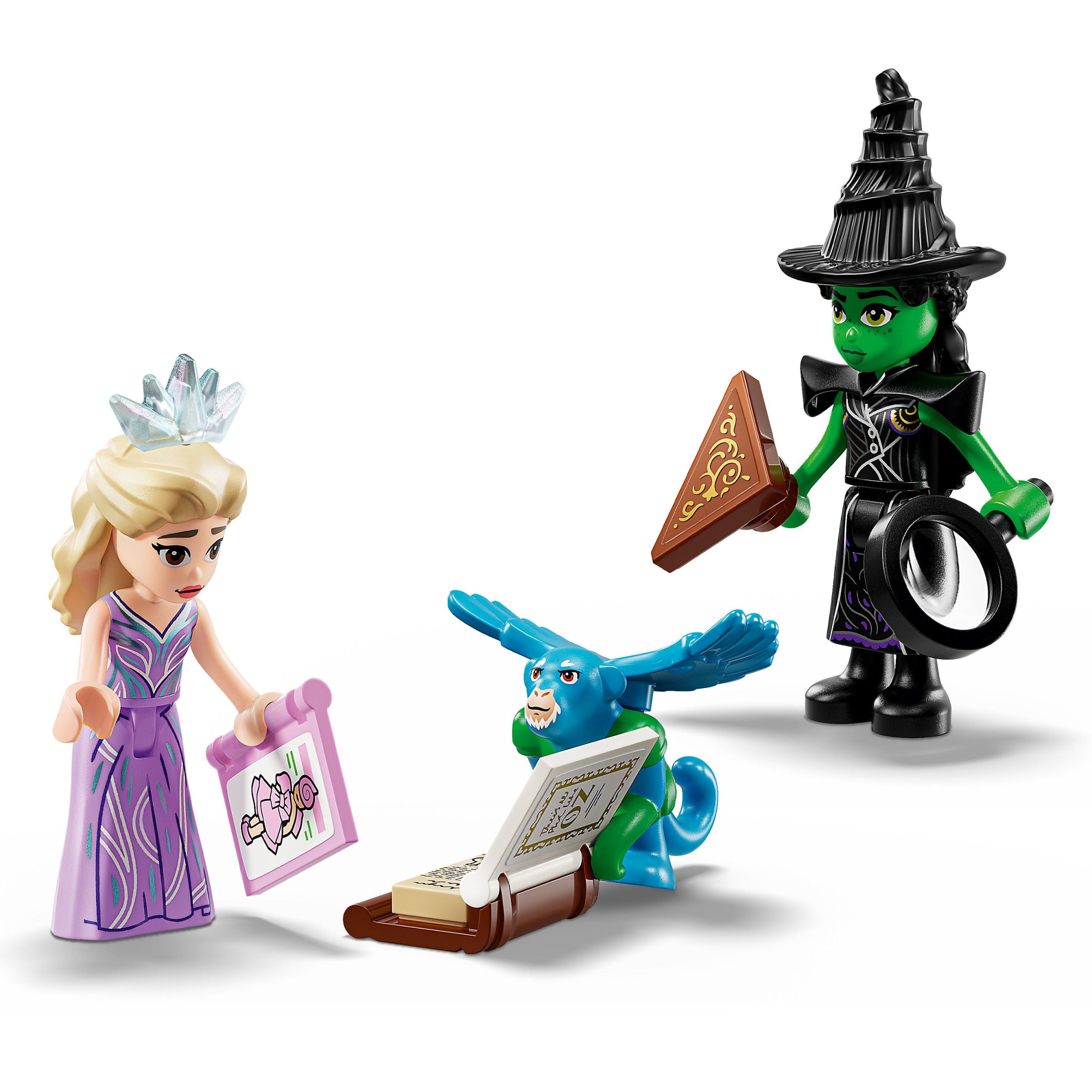 LEGO Wicked Emerald City & Kiamo Ko Castle Building Toy - Elphaba & Glinda Toy Figures, 2 Buildable Playsets, & Flying Monkey Minifigure for Kids, Ages 9+ - Wicked Merch Gift for Girls & Boys - 75689