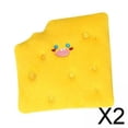 thumbnail image 1 of Runquan 2X Soft Dog Toys for Small Medium Dogs Puppy Playing Cute Cheese Shape Dog 2 Pcs, 1 of 8