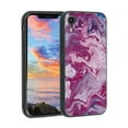 thumbnail image 1 of Compatible with iPhone XR Phone Case, Pink-Marble-4 Case Men Women, Flexible Silicone Shockproof Case for iPhone XR, 1 of 1