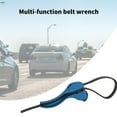 thumbnail image 2 of BELOWSYALER Multipurpose Rubber Belt Wrench Ergonomic Aluminum Handle Heavy Duty Adjustable Strap Wrench for Automotive Repairs, 2 of 9