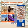 thumbnail image 6 of VEVOR Gumball Machine for Kids, 25" Height Home Vending Machine, PS Bouncy Balls Dispenser, Hold 230 Capsule Toys, Rectangle Bubble Gum Machine for Game Stores, Coin Operated Gumball Bank, Blue, 6 of 9