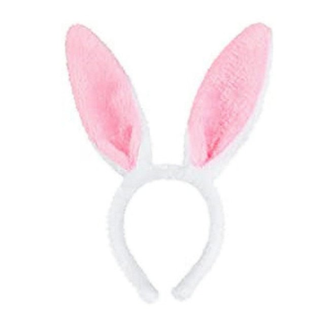 Children's Plush Bunny Rabbit Ears Easter Party Head Wear Colourful Headband