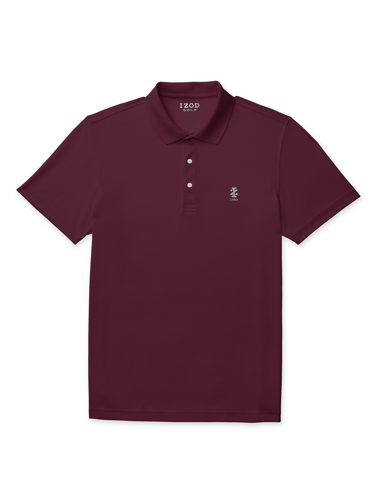 IZOD Men's Golf Comfort Stretch Grid Polo Shirt
