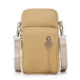 thumbnail image 1 of XUANYI-Crossbody Wallet Phone Bag For Women Mini Shoulder Arm Bag Cell Phone Purse Compatible For Iphone/Samsung Galaxy (Beige), 1 of 7