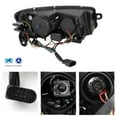 thumbnail image 2 of AKKON - Fit 2009 2010 2011 A6 HID/Xenon LED Sequential Turn Signal Black Housing Projector Headlights Asssembly Pair, 2 of 7