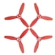 thumbnail image 4 of 2 pares de hélices CW CCW, palas principales, repuesto para dron Parrot Bebop 2 rojo, 4 of 7