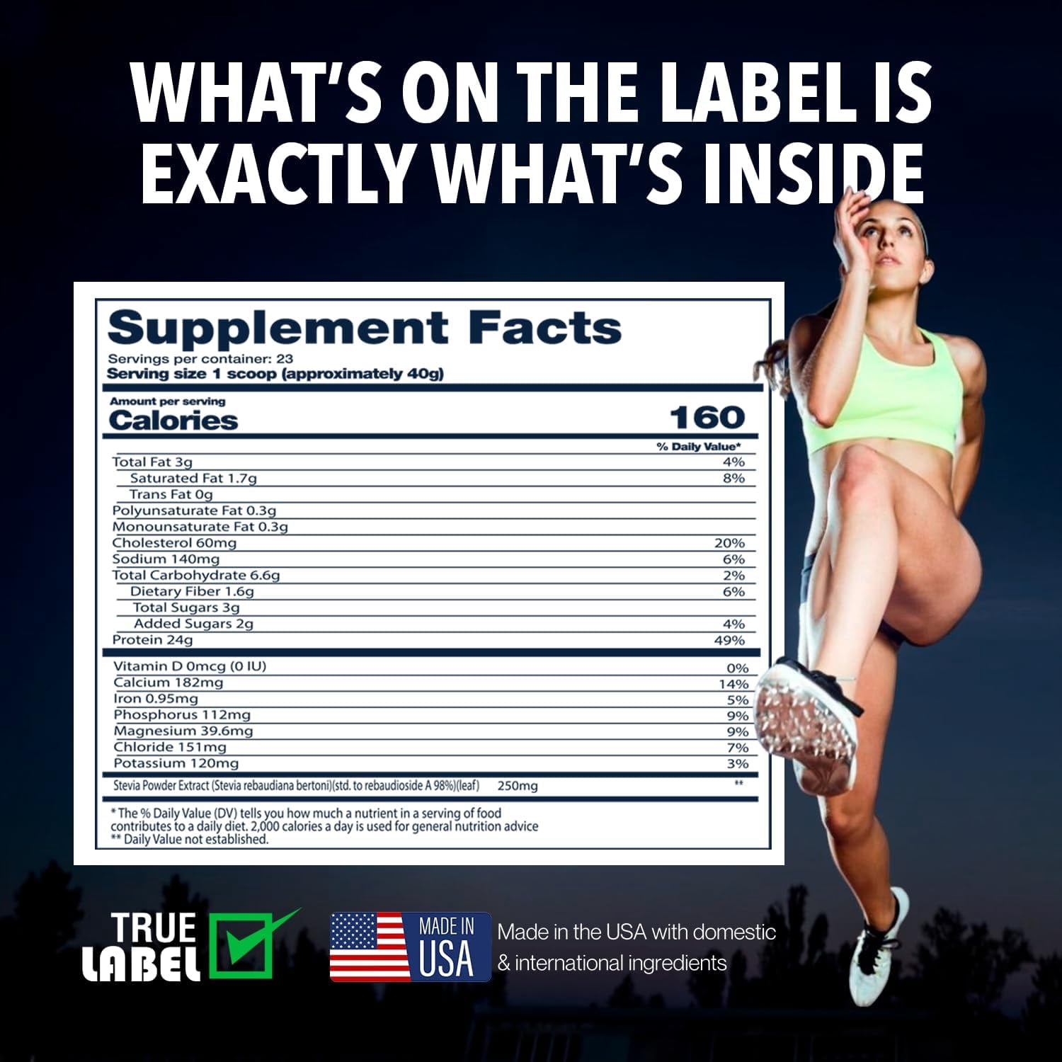 NF Sports Grass Fed Nutri Whey 23g Protein Powder, No Artificial, Alpine Strawberry, 1.82 pounds