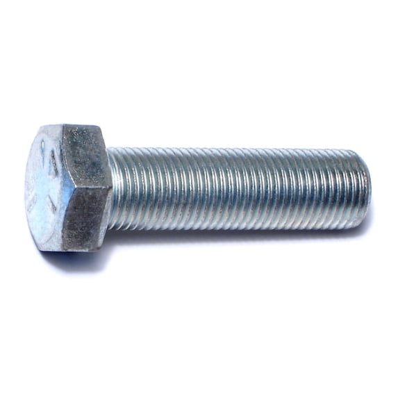 1/2"-20 x 1-3/4" Zinc Plated Grade 5 Steel Fine Thread Hex Cap Screws CSHS5-498