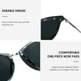thumbnail image 2 of LifeArt 2 Pack Vintage Round Sunglasses for Men and Women UV400 Protection Outdoor Shades with Purple+Colorful +2.75 Magnification Frame, 2 of 6