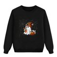 thumbnail image 4 of YunPes Halloween Cute Sweatshirt Boys Girls Casual Crewneck Pullover Fall Winter Kids Long Sleeve Graphic Tops 2-14 Years, 4 of 4