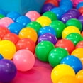 thumbnail image 3 of Assorted Color Plastic Ballpit Balls for Kids 50pcs Crush Proof PE Safe for Baby Play, 3 of 9