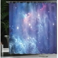 thumbnail image 4 of Ambesonne Nebula Shower Curtain, Star Clusters in Space, 69"Wx84"L, Purple Navy, 4 of 5