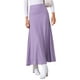 thumbnail image 1 of Falda Maxi Casual Ligera Acampanada de Cintura Alta INSPIRE CHIC para Mujeres S Púrpura, 1 of 6