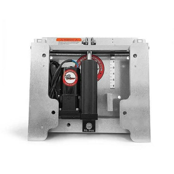 Bob's Machine 100104101PPCGBLKNOSPNNG 4" Setback Action Series Jack Plate Powder Coated Black