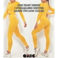 thumbnail image 3 of QRIC Women Leggings Smile Contour High Waist Workout Gym Yoga Pants Tummy Control Activewear Slimming Tights, 3 of 6