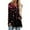 Black, variant on Hogleaql Valentines Day Tops for Women V-Neck Comfy Long Sleeve Shirts Love Heart Print Dressy Lounge Loose Mid-Length Blouse Watermelon Red S