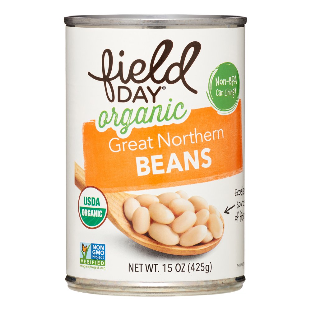 Field Day Organic Great Northern Beans, 15 Oz