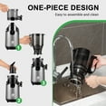 thumbnail image 3 of Ventray Slow Press Masticating Juicer with 5.1" Wide Feed Chute, Extra screw replacement, Includes Free Extra Auger - Black, 3 of 10