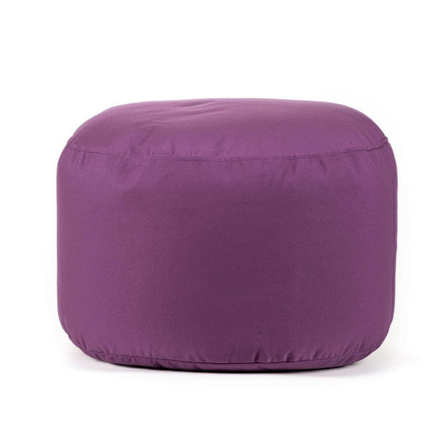 Pouf intérieur/extérieur Gouchee Home Soleil – Pouf mauve hydrofuge rembourré de billes de polystyrène, léger et résistant, pour terrasse, balcon ou salon