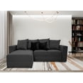 thumbnail image 4 of Sala Esquinera Modular El Bazar Store Lombar Gris Oxford Tela lino nacional 220x160 cm EL BAZAR STORE Lombar/Moderno/esquinera, 4 of 5