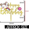 thumbnail image 3 of RAINBOW UNICORN BIRTHDAY CAKE TOPPER - Unicorn Cupcake Kit | Unicorn Cupcake Topper | Unicorn Cake Topper, 3 of 7