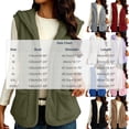 thumbnail image 6 of Diufon Womens Fleece Vest Casual Sleeveless Hooded Jacket Fall Winter Warm Open Front Outerwear with Pockets, 6 of 10