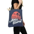 thumbnail image 3 of ASHLEIGH Summer Aloha Hawaii Reusable Grocery Bags Shopping Bag Canvas Tote Bag Shoulder Bag, 3 of 3
