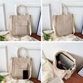 thumbnail image 4 of golden Bolso bandolera de pana Bolso de pana Bolso informal de un solo hombro Bolso bandolera Verde, 4 of 5