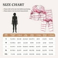 thumbnail image 6 of Kll Flamingo Print Women'S Long Sleeve Pajamas With Pants Sleepwear Loungewear 2 Set-Large, 6 of 9