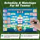 thumbnail image 4 of Póster Prothens Calendario del Mundial 2026 60x42 cm, 4 of 7