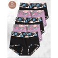 thumbnail image 4 of Women's Floral Print Briefs Cute Soft Comfy Breathable High, 4 of 5