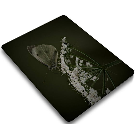 KSK KAISHEK Hard Shell Case Compatible MacBook Air 13"( Retina Display and Touch ID, 2018 - 2022) Model A2337 m1 A2179 A1932, USB Type-C Flower 0489